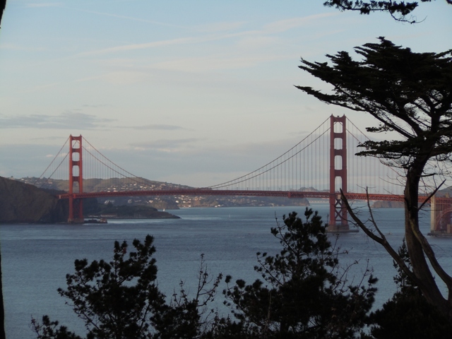Schöner Blick auf die Golden Gate Bridge